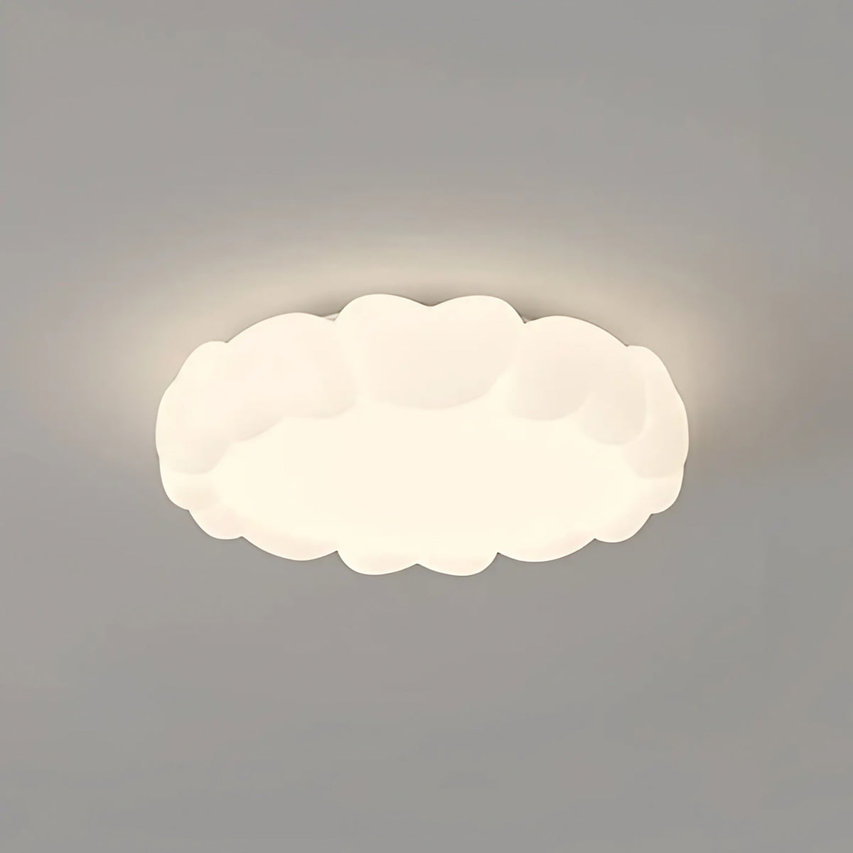 Plafonnier nuage blanc minimaliste, cinq modèles au choix