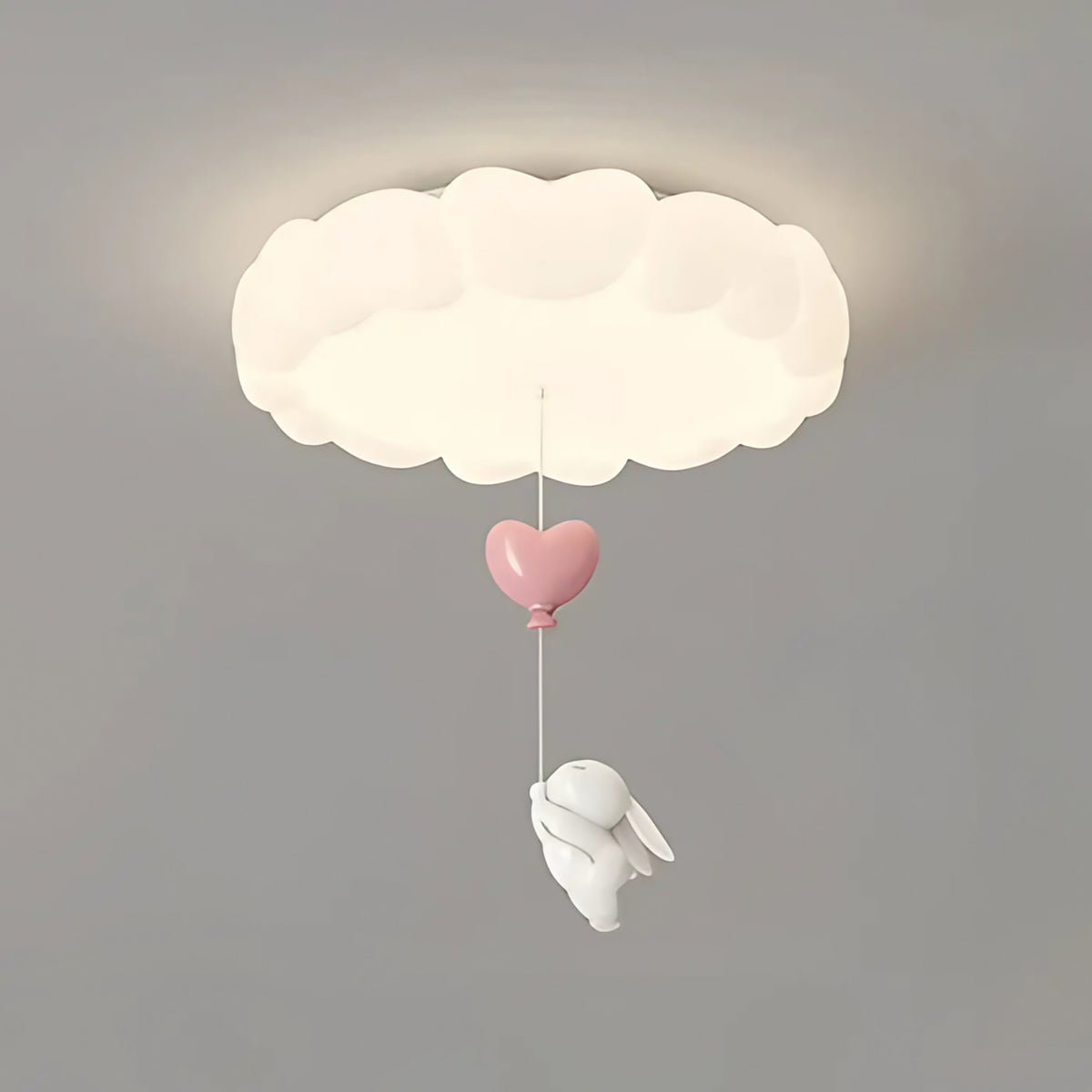 Plafonnier nuage blanc minimaliste, cinq modèles au choix