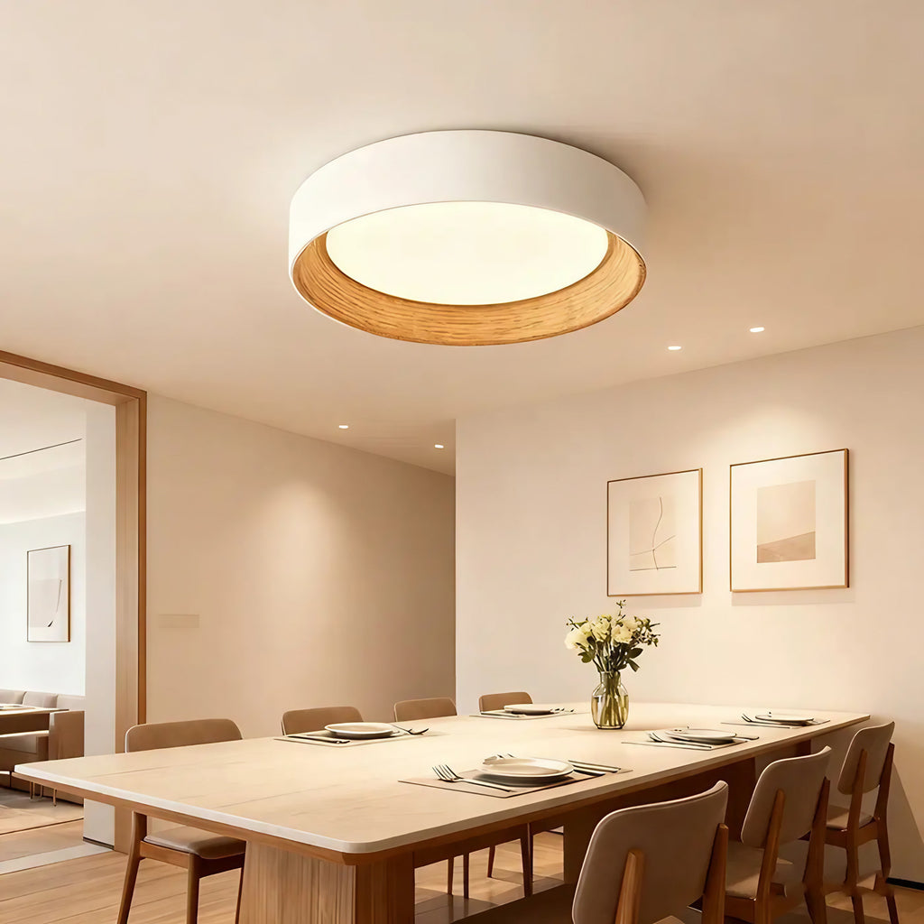 Plafonnier moderne, marron ou beige, tailles S, M et L