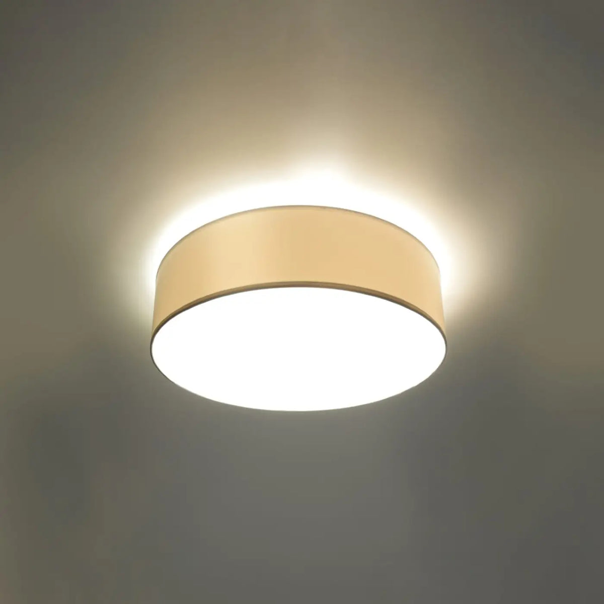 Plafonnier rond cylindrique de 11 cm de haut, de 25 à 55 cm