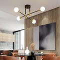 Plafonnier scandinave à 4 ou 8 lumières