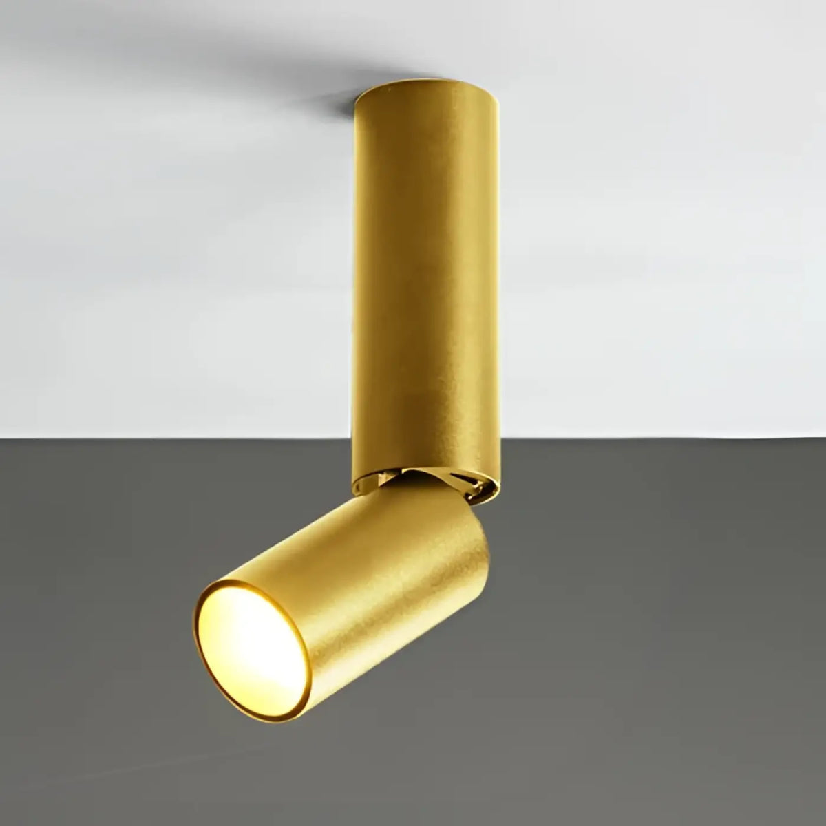 Plafonnier spot LED minimaliste, blanc, noir ou doré, doré