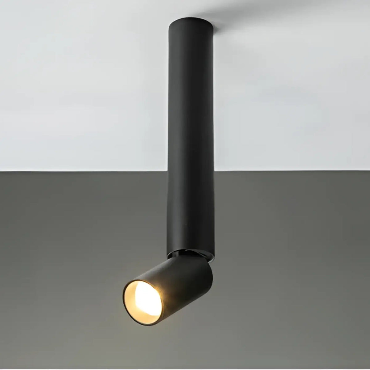 Plafonnier spot LED minimaliste, blanc, noir ou doré, noir