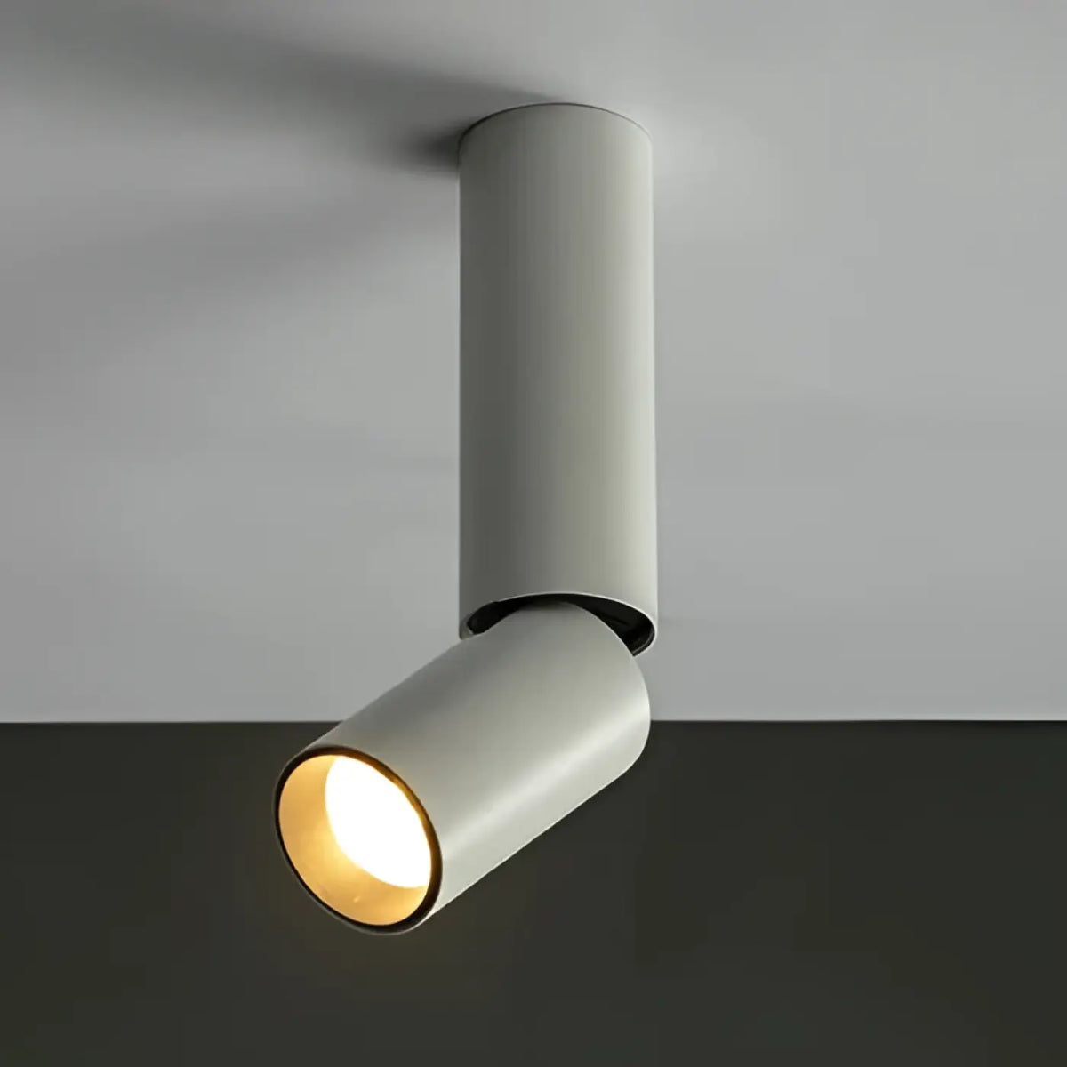 Plafonnier spot LED minimaliste, blanc, noir ou doré, blanc