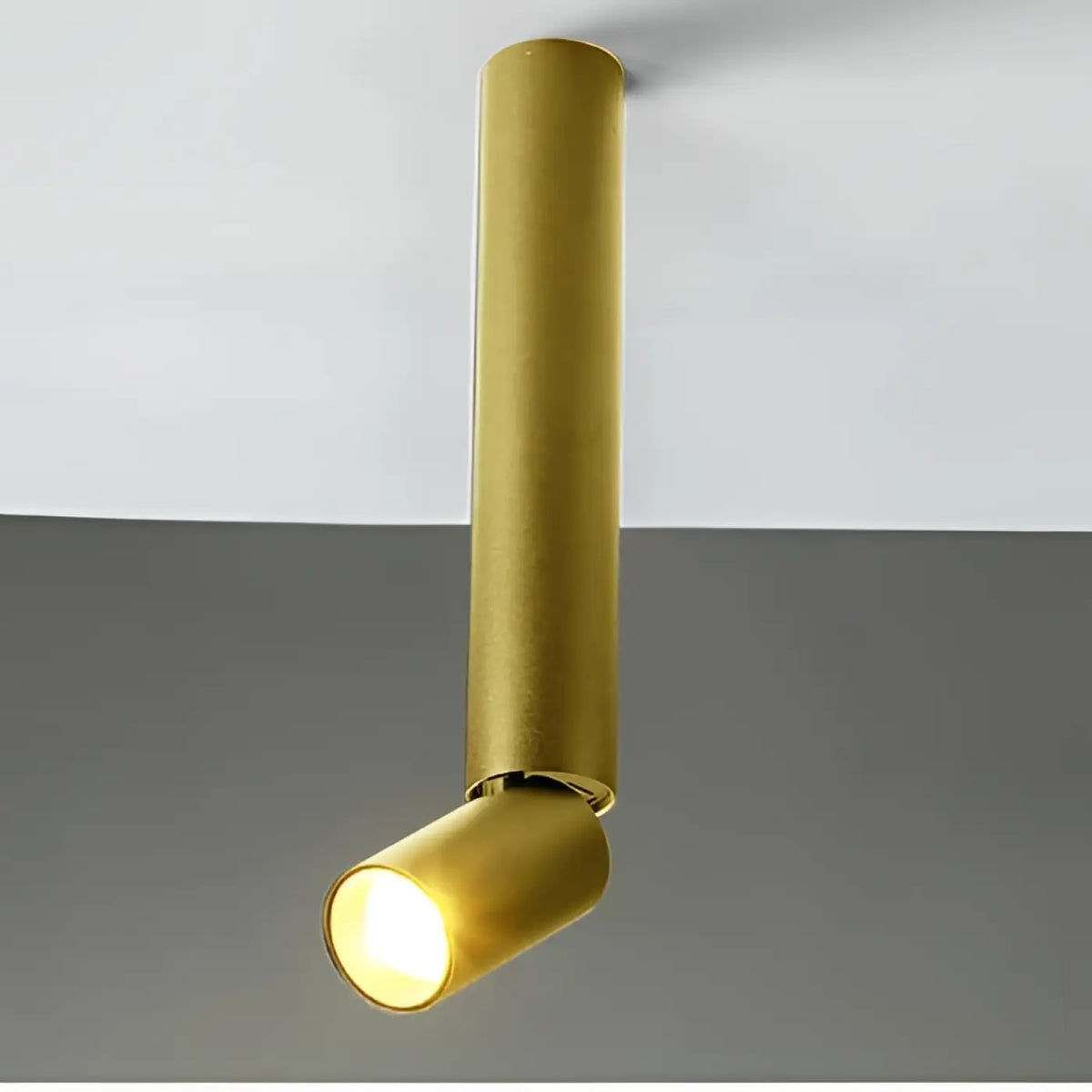 Plafonnier spot LED minimaliste, blanc, noir ou doré, doré