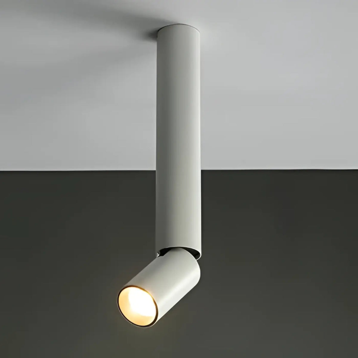 Plafonnier spot LED minimaliste, blanc, noir ou doré, blanc