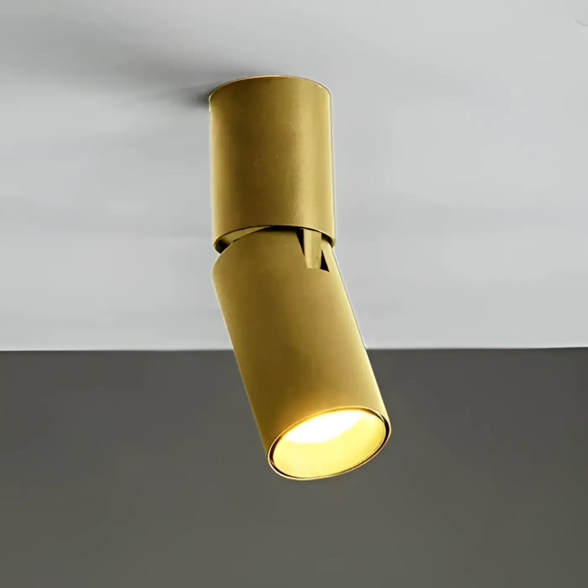 Plafonnier spot LED minimaliste, blanc, noir ou doré, doré