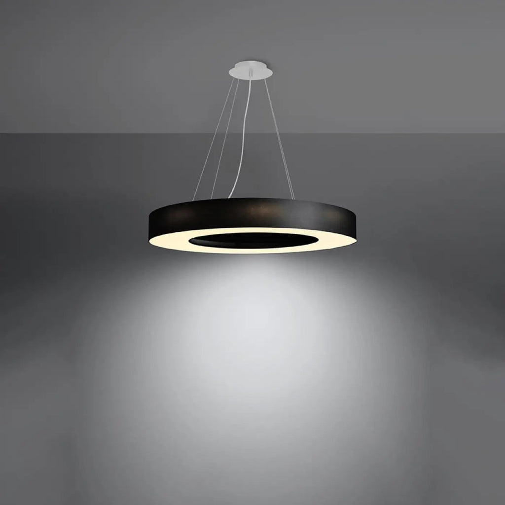 Grande suspension abat-jour en tissu, 50, 70 ou 90 cm