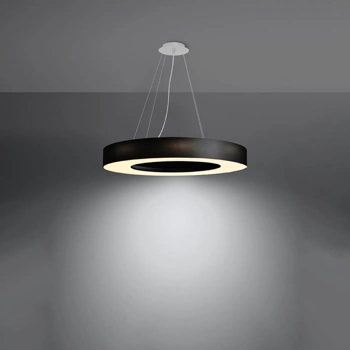 Grande suspension abat-jour en tissu, 50, 70 ou 90 cm