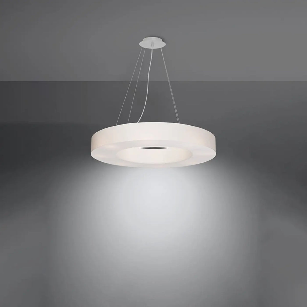 Grande suspension abat-jour en tissu, 50, 70 ou 90 cm
