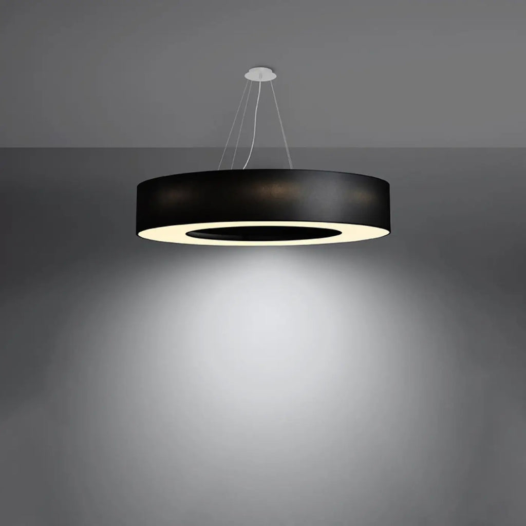 Grande suspension abat-jour en tissu, 50, 70 ou 90 cm