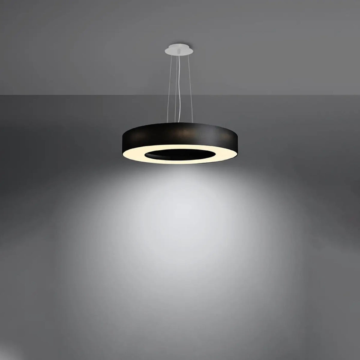 Grande suspension abat-jour en tissu, 50, 70 ou 90 cm