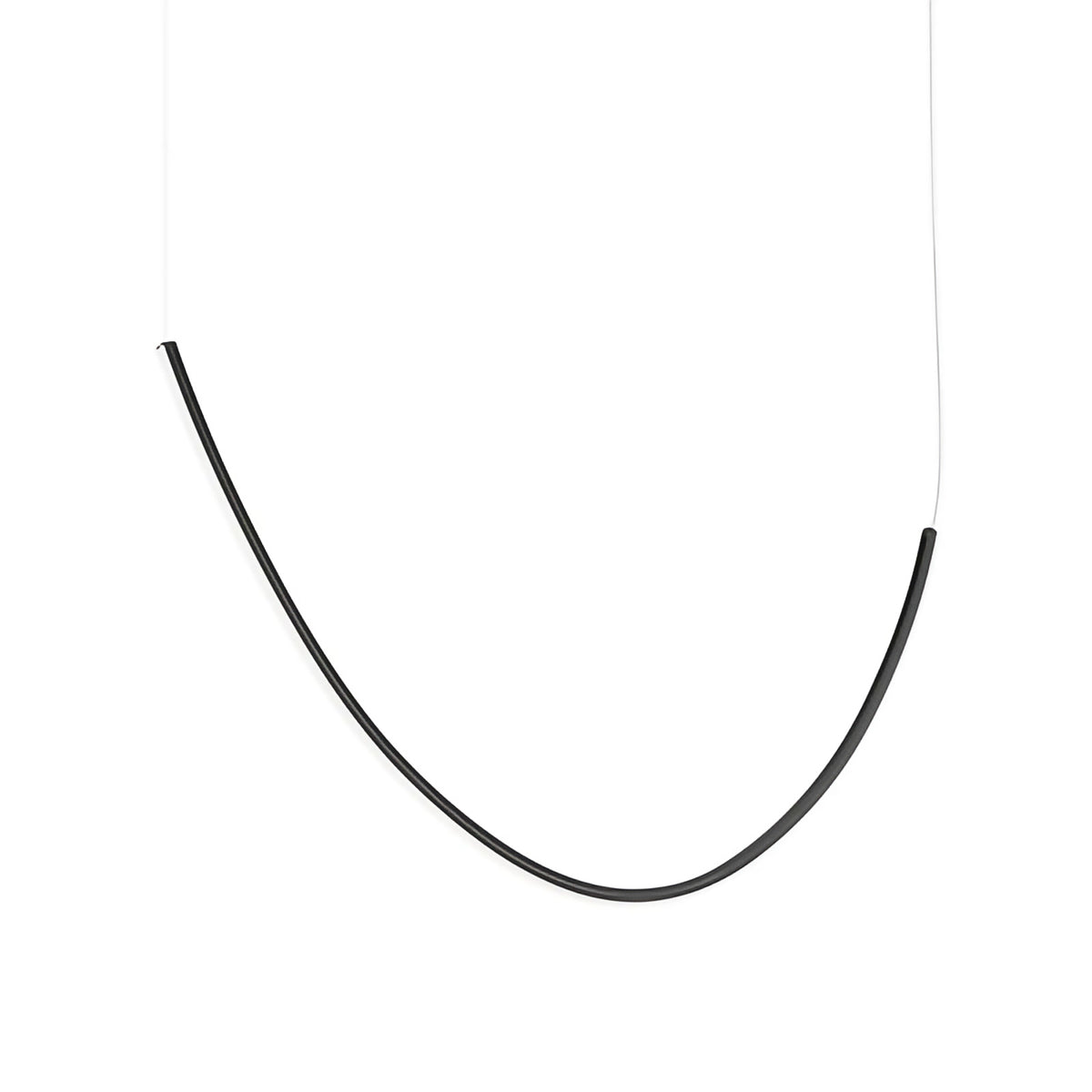 Suspension LED linéaire en aluminium noir, 1 ou 3 barres