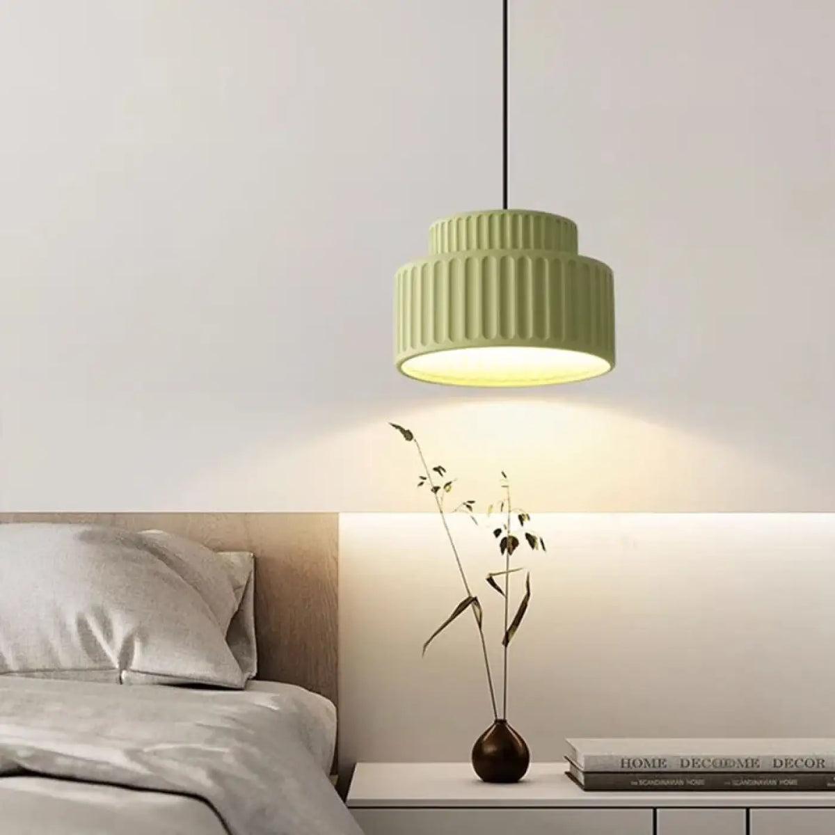 Suspension en résine moderne, grand ou petit modèle, coloris variés