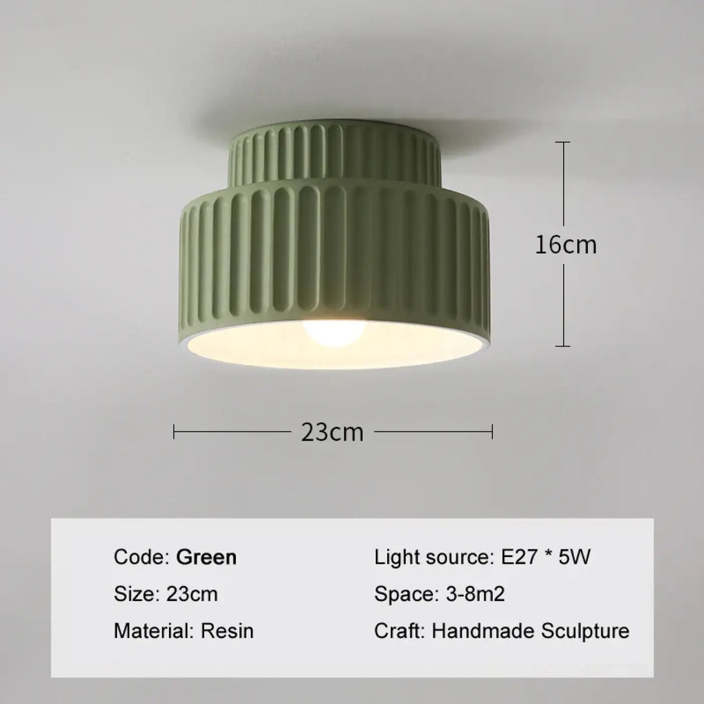 Suspension en résine moderne, grand ou petit modèle, coloris variés