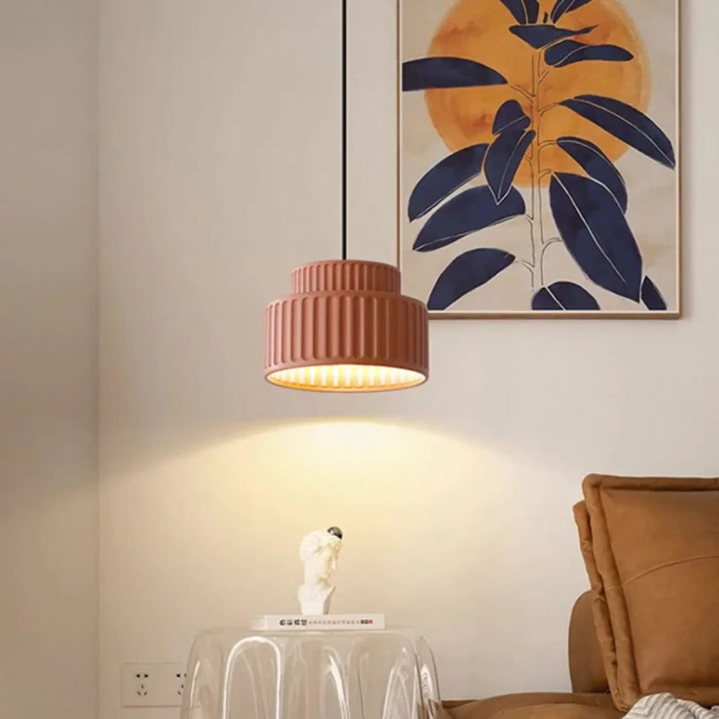 Suspension en résine moderne, grand ou petit modèle, coloris variés