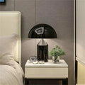 Lampe de table moderne, noire ou dorée, lumière au choix, noir