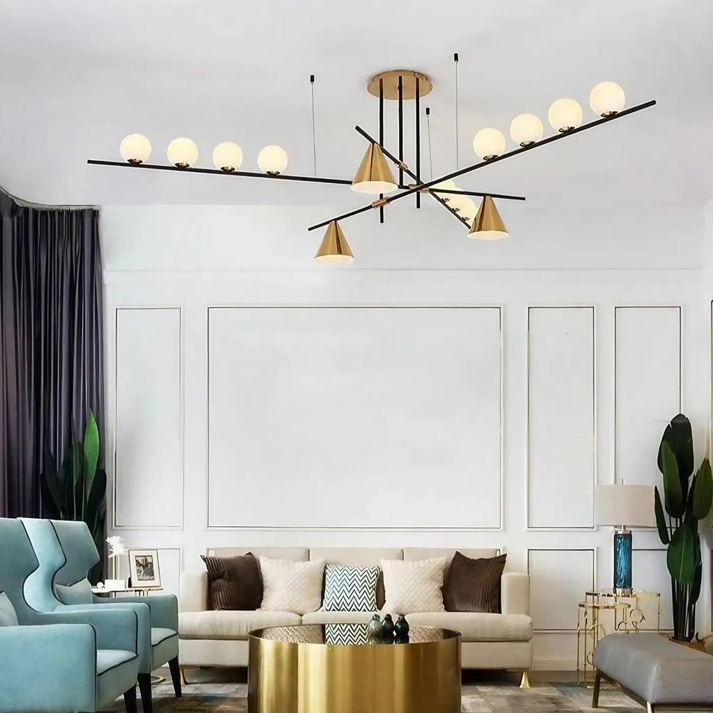 Luminaire de plafond moderne aux lignes épurées