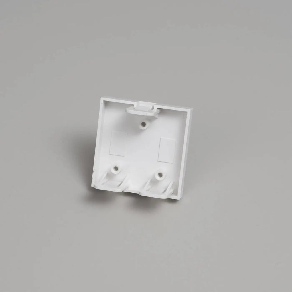 Obturateur pour plaque modulaire, cache 45 mm noir ou blanc