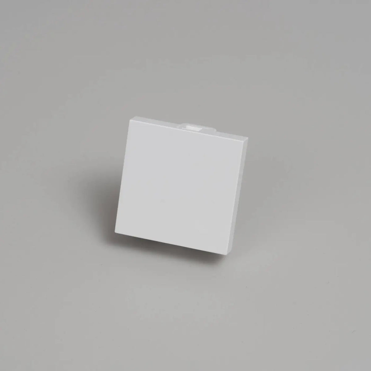 Obturateur pour plaque modulaire, cache 45 mm noir ou blanc, blanc