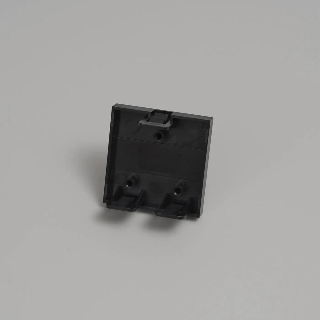 Obturateur pour plaque modulaire, cache 45 mm noir ou blanc