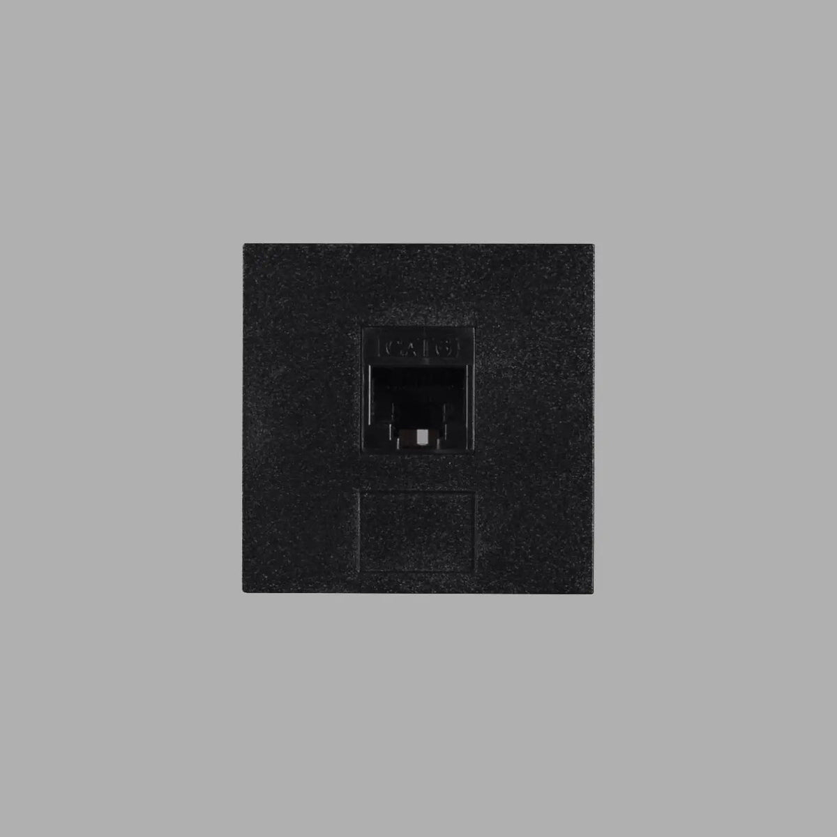 Prise RJ45 catégorie 6 encastrée, module 45 mm noir ou blanc