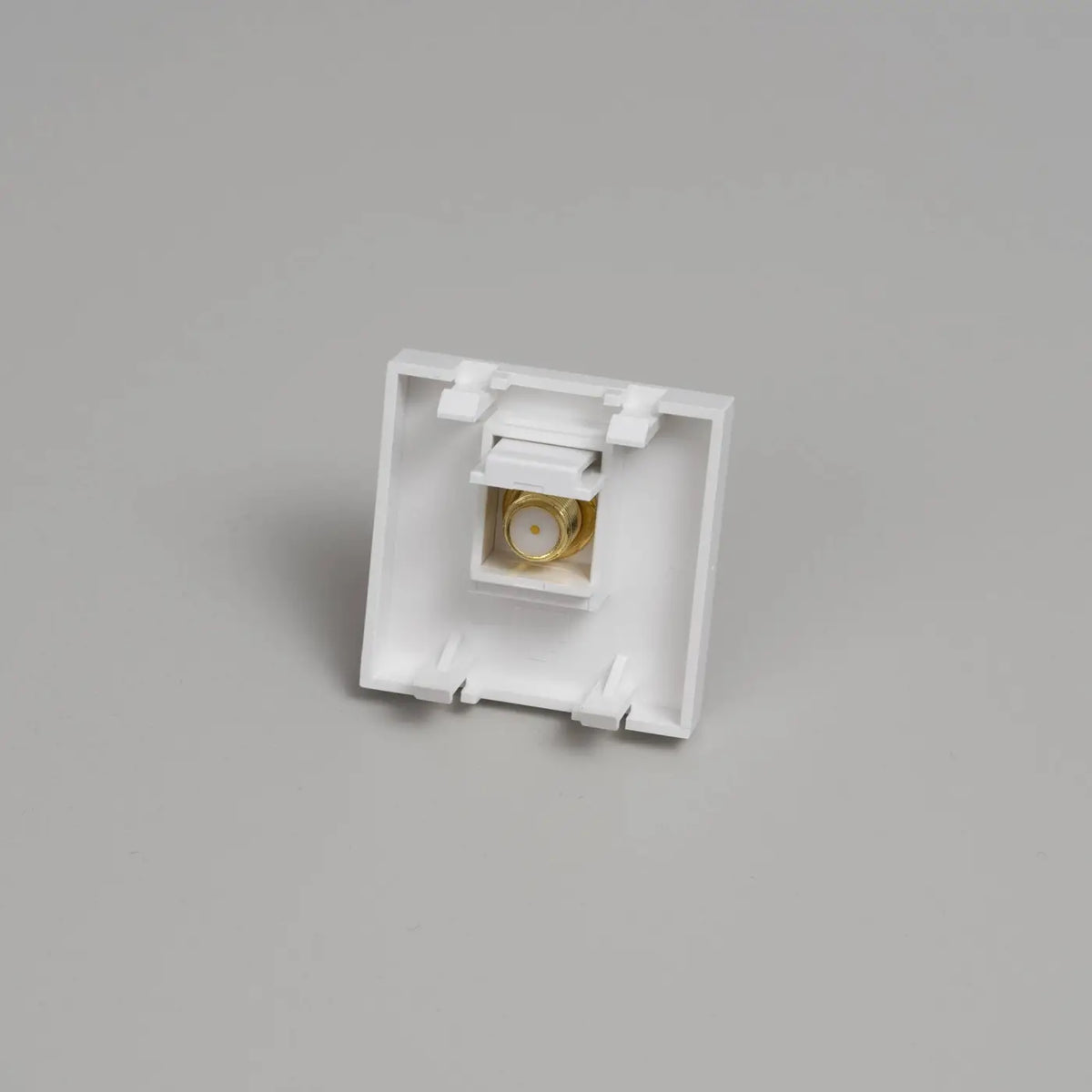 Prise TV et satellite coaxiale type F, module 45 mm