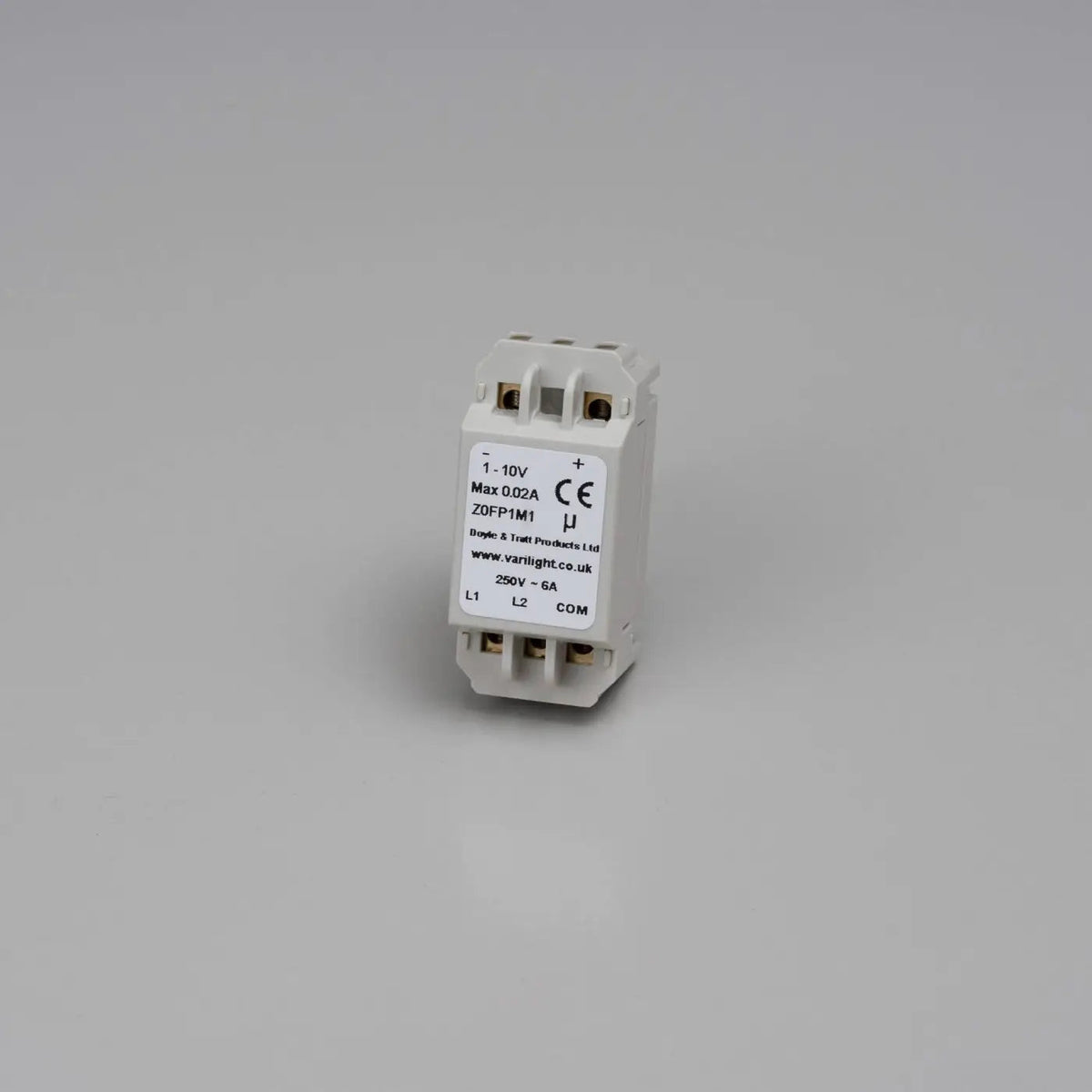 Variateur rotatif 1-10 V pour ballasts, module à encastrer