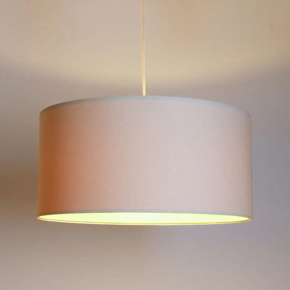 Suspension en tissu crème et écru, tailles S à XL