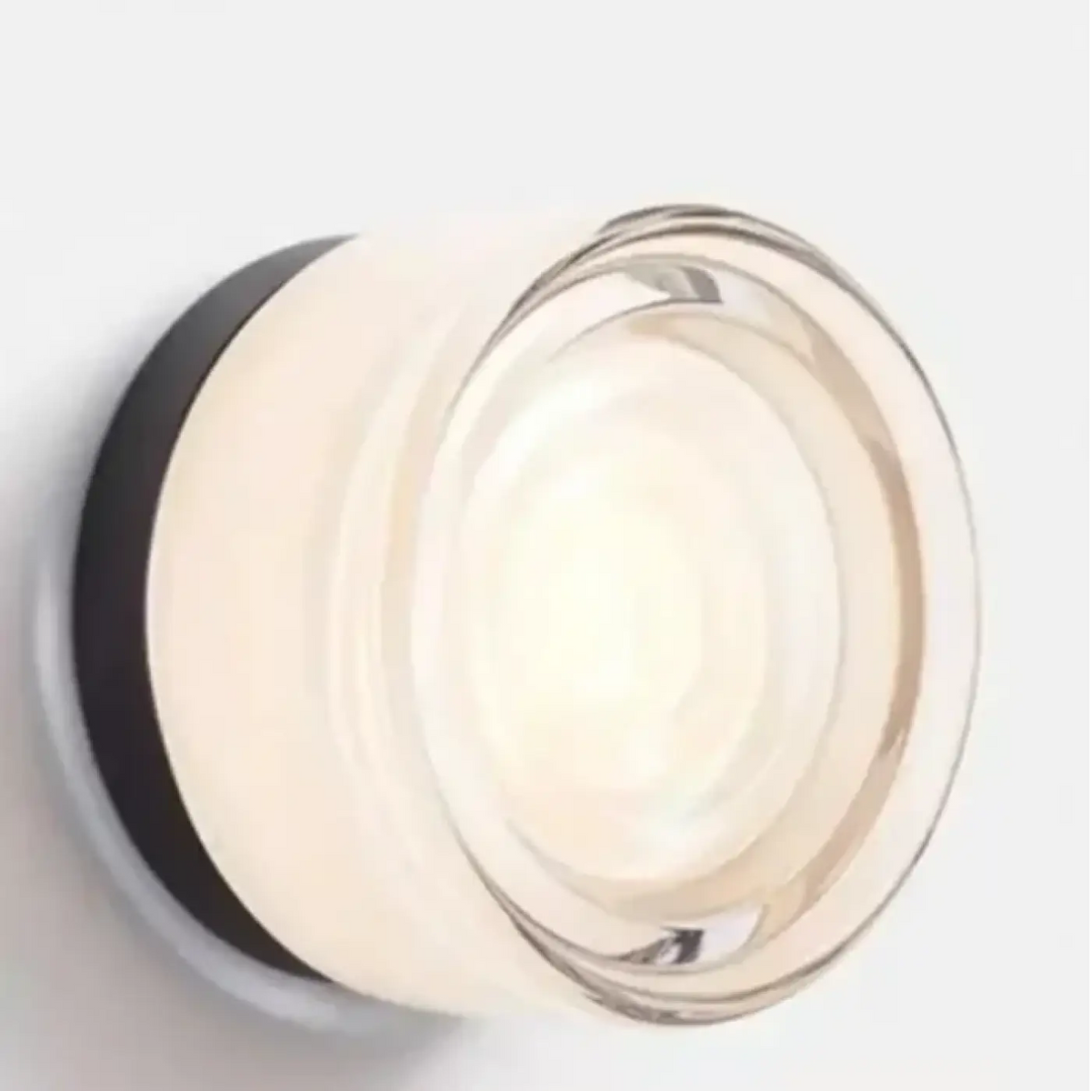 Petite applique murale en verre coloré, quatre teintes