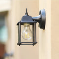 Petit luminaire extérieur noir à ampoule E27