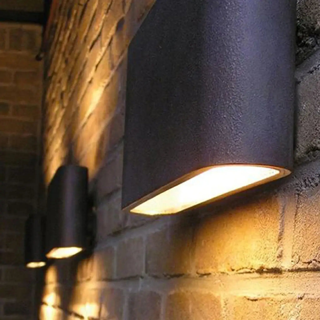 Petite applique extérieure LED, noire ou blanche, trois tailles