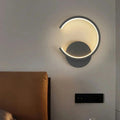 Petite applique LED murale en arc, trois coloris, noir