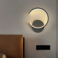 Petite applique LED murale en arc, trois coloris, noir