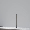 Poteau lumineux LED de jardin en aluminium gris, trois hauteurs