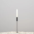 Piquet lumineux LED à tige fine en aluminium noir, 80 ou 100 cm