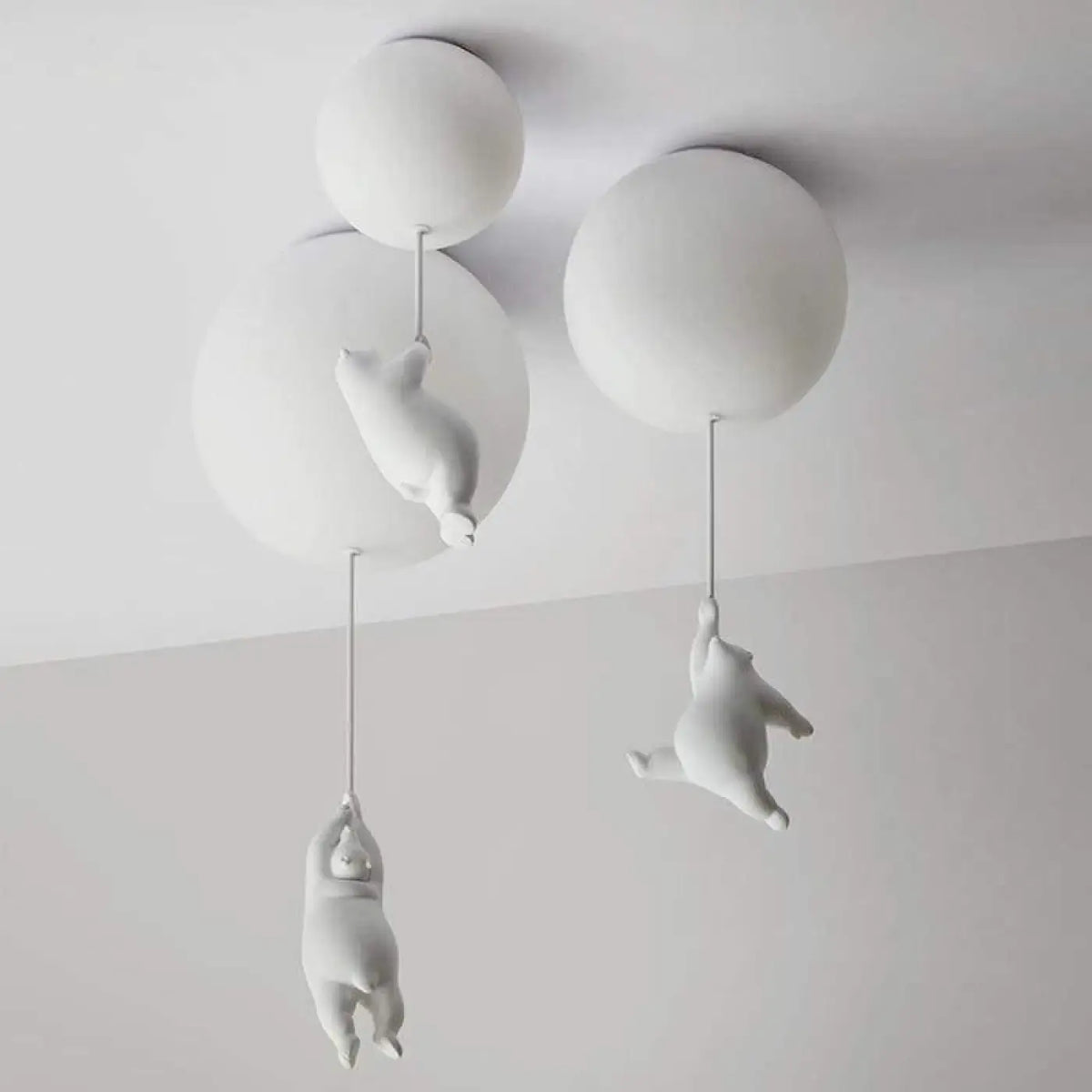 Plafonnier ballon, cinq modèles au choix