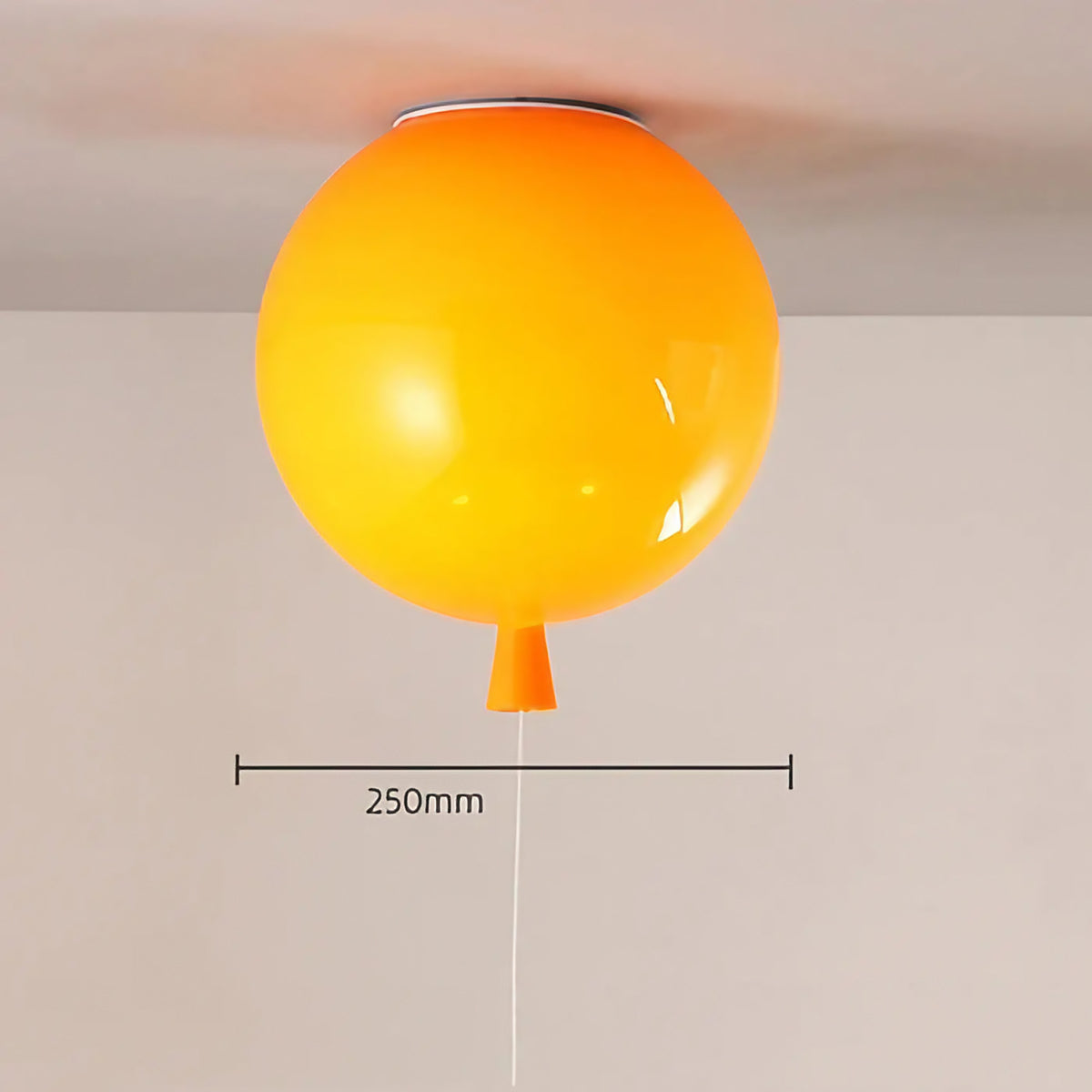 Plafonnier en forme de ballon, six couleurs, pour enfant
