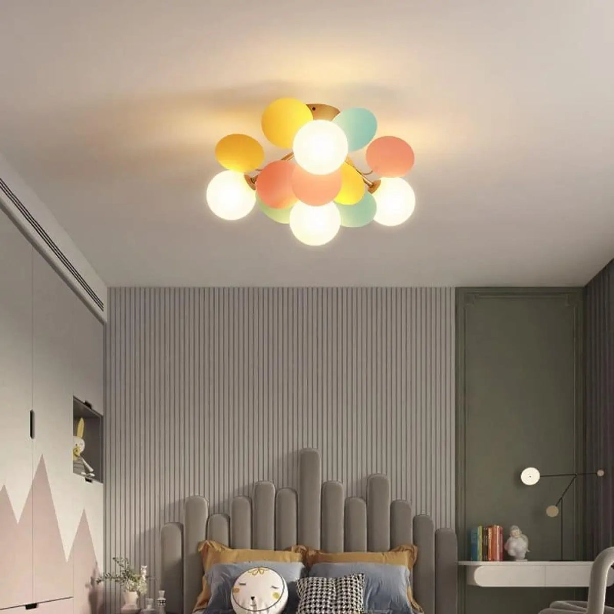 Plafonnier à boules lumineuses, quatre tailles de S à XL