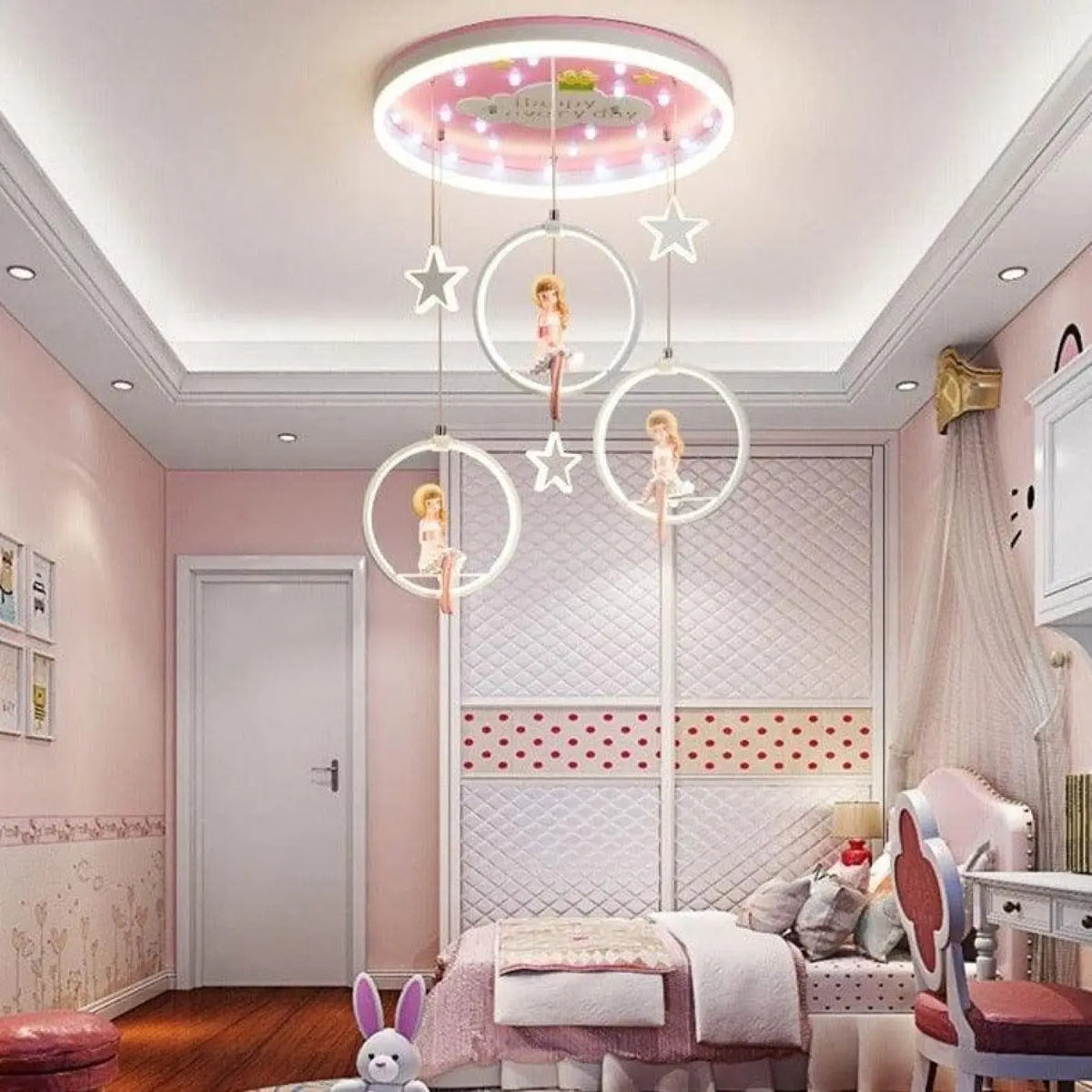 Plafonnier pour chambre de fillette, taille S ou M