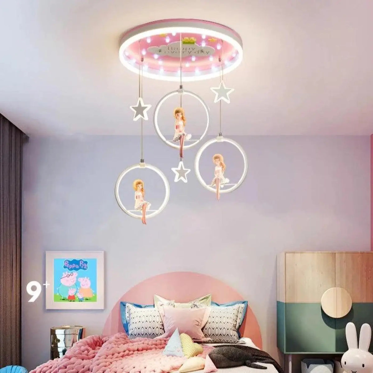 Plafonnier pour chambre de fillette, taille S ou M