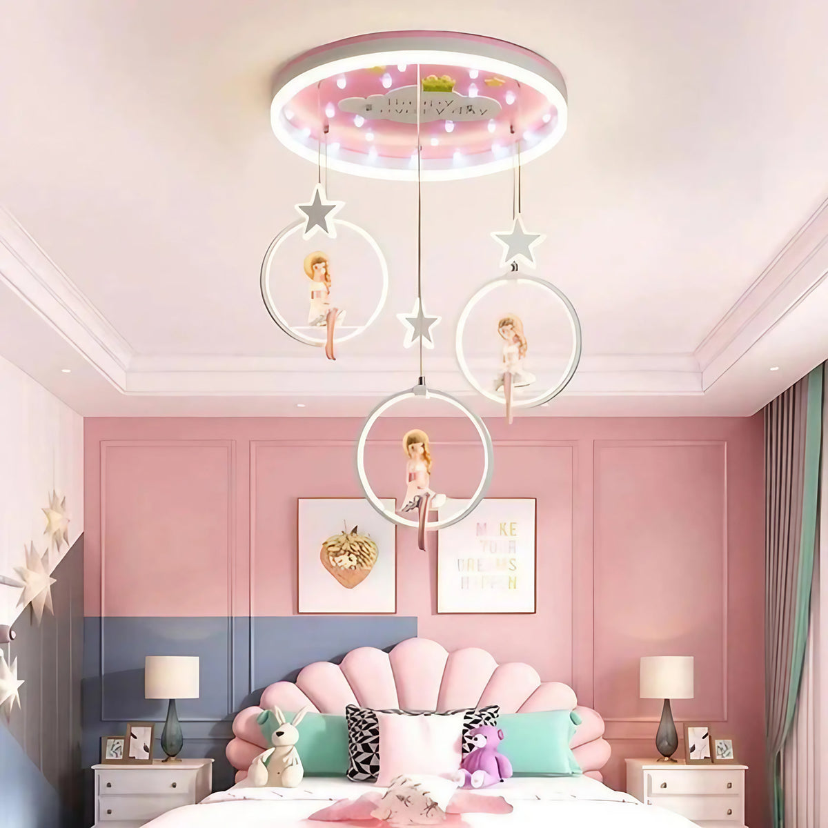 Plafonnier pour chambre de fillette, taille S ou M