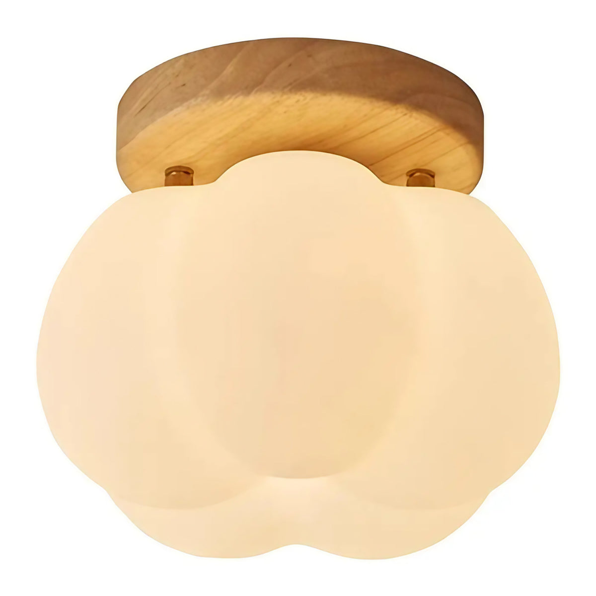 Plafonnier nuage au style nordique, beige ou marron