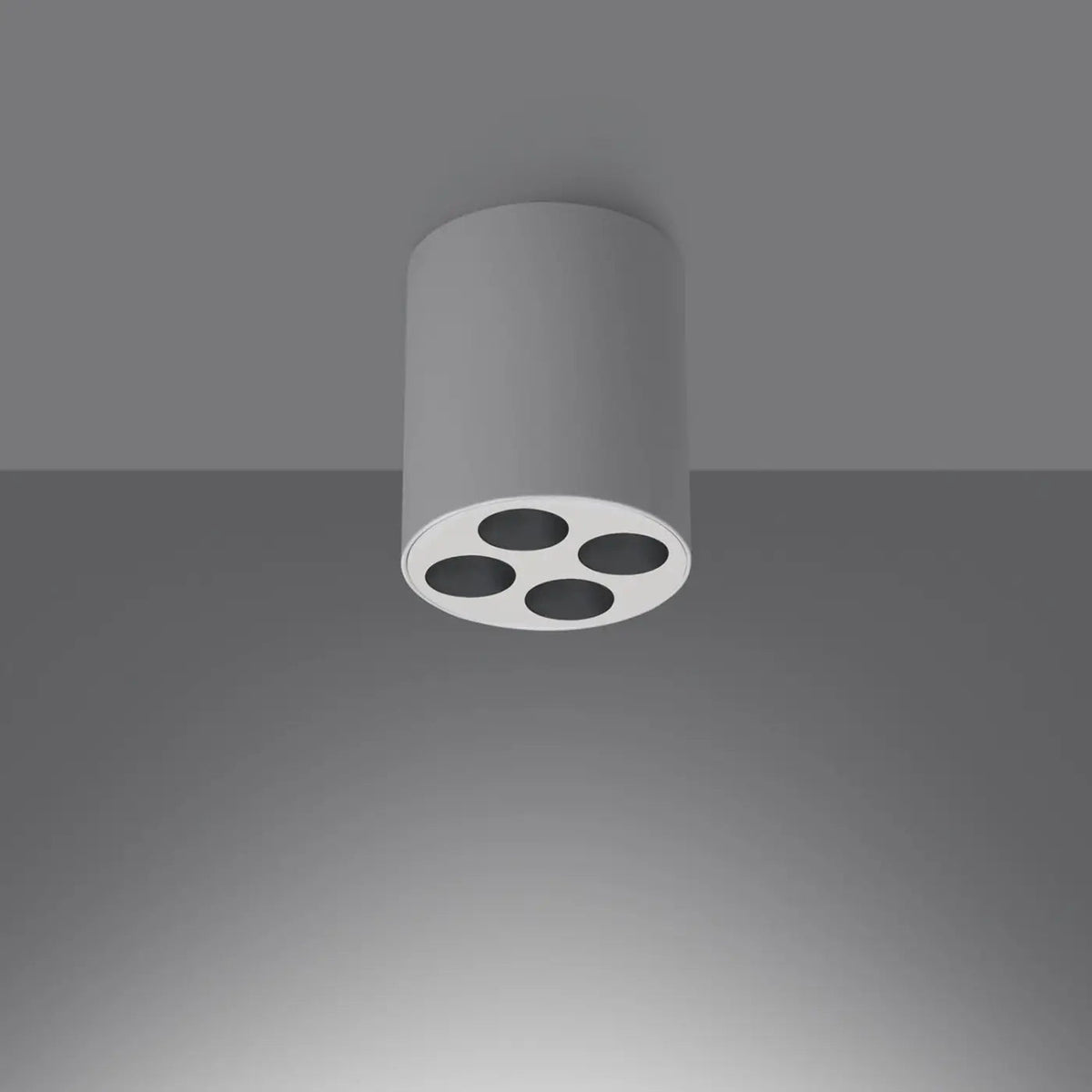 Spot en saillie LED cylindre en aluminium, 9 W, blanc ou noir