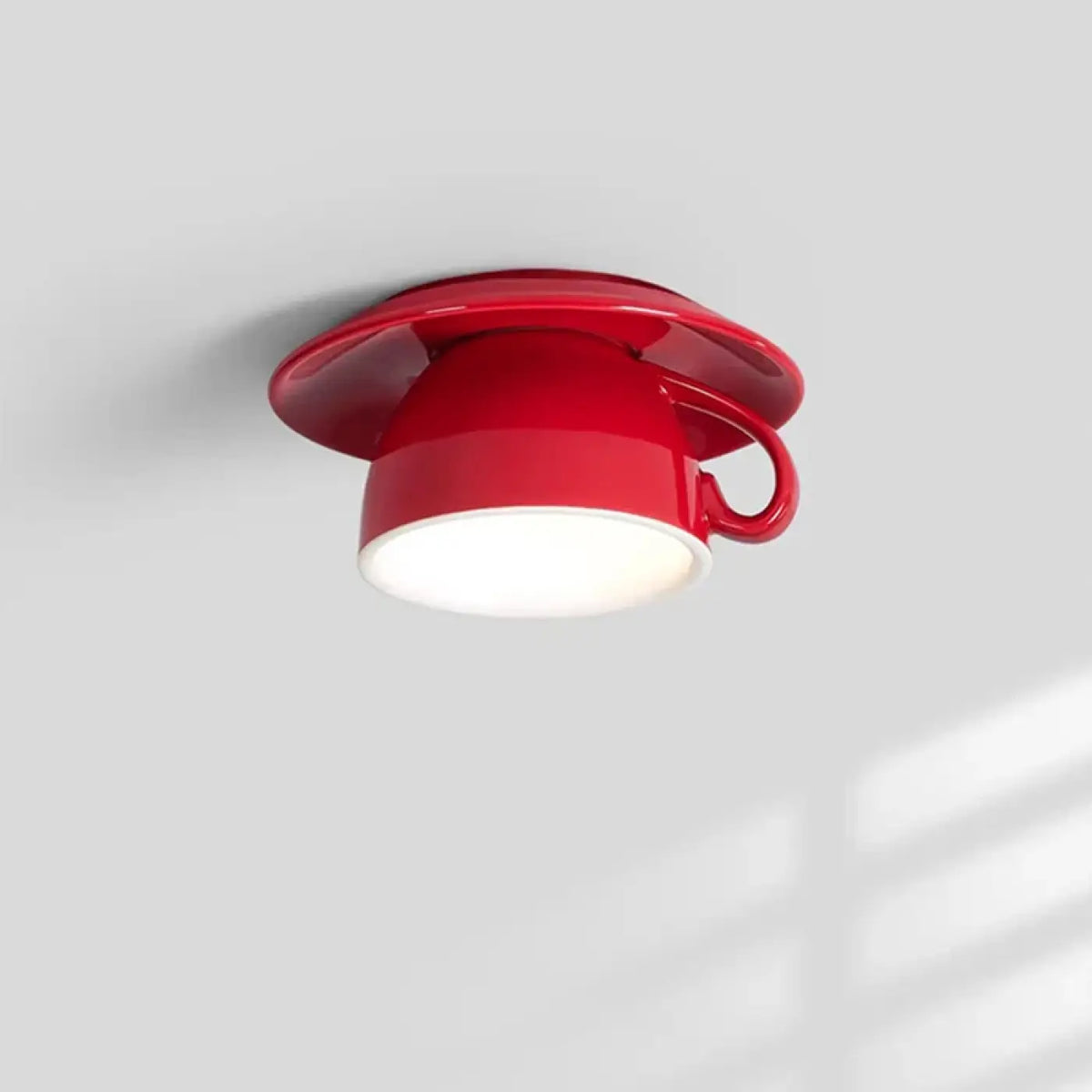 Luminaire de plafond design moderne, une ou trois teintes de lumière