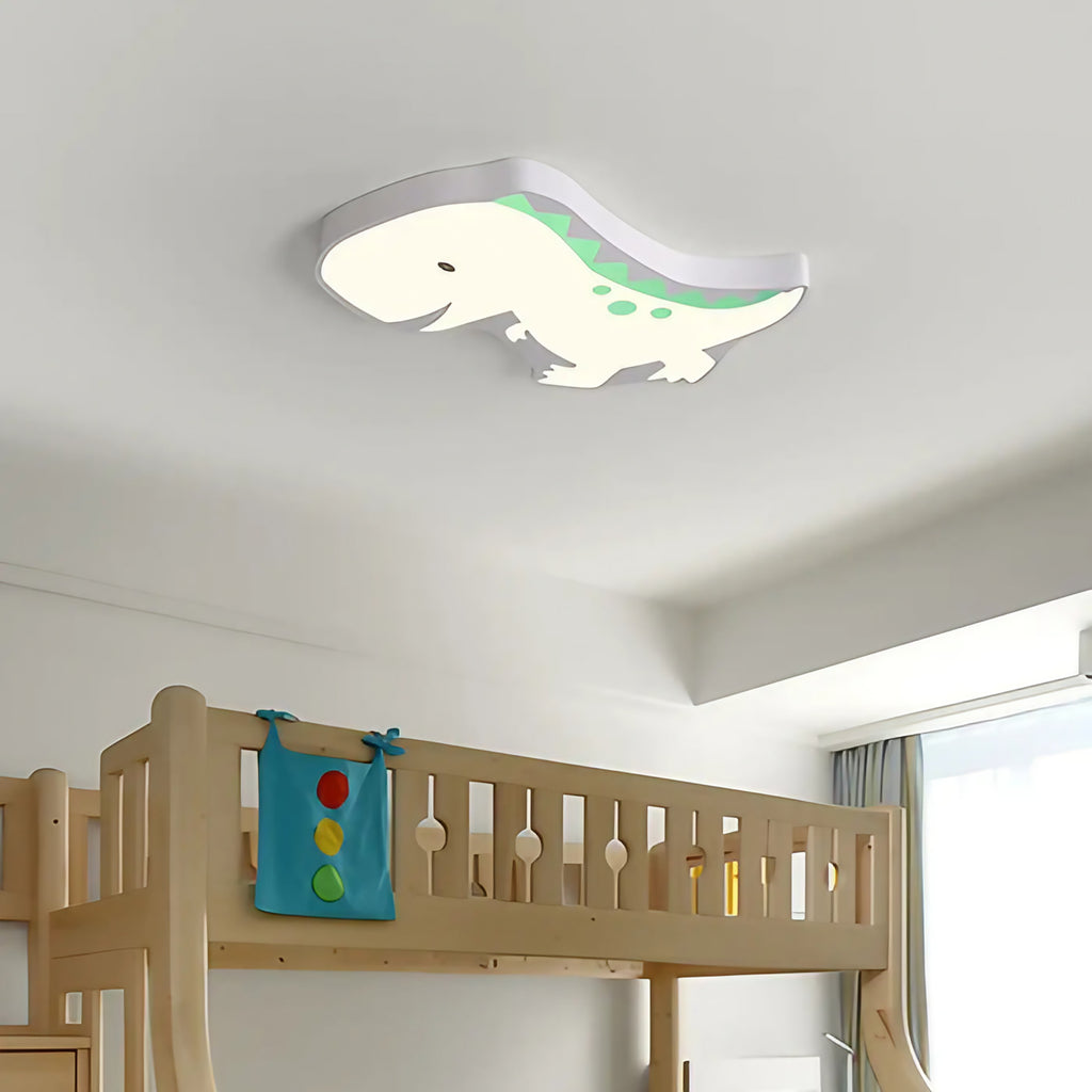 Plafonnier dinosaure pour chambre d'enfant, trois coloris