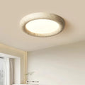 Plafonnier en feutre naturel à diffuseur LED rond, tailles S à XL