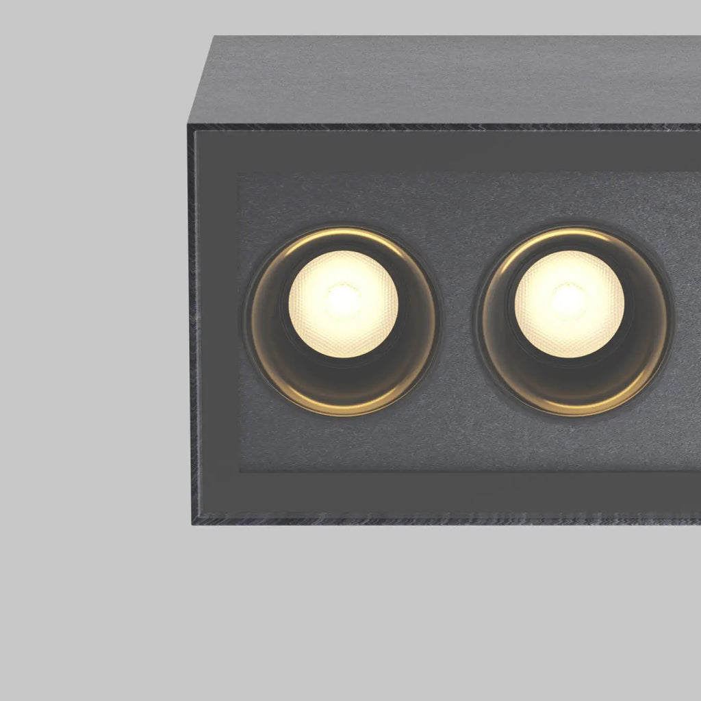 Plafonnier extérieur LED en métal graphite pour porche, IP54