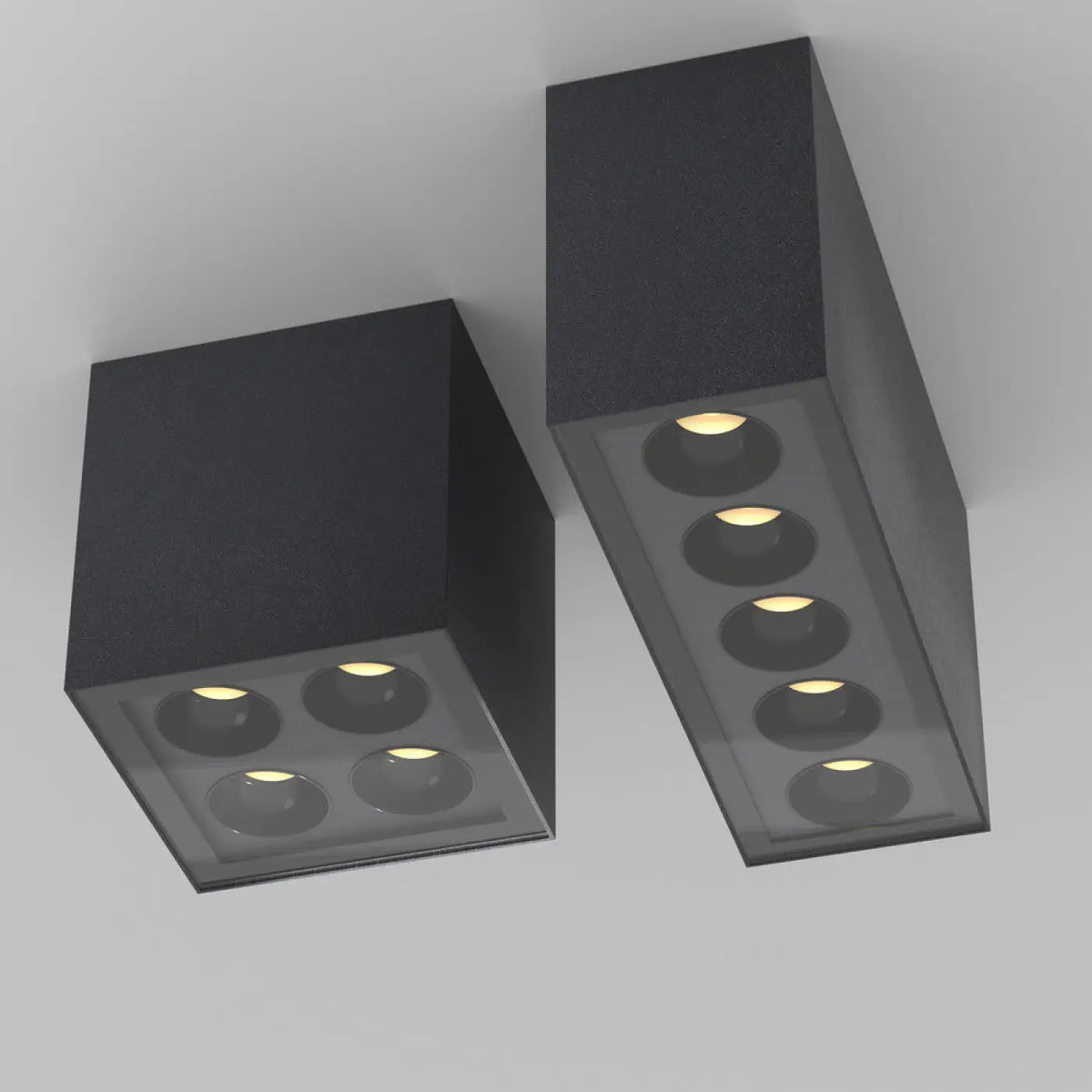 Plafonnier extérieur LED en métal graphite pour porche, IP54