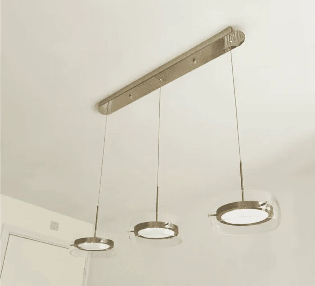 Luminaire industriel pour cuisine, noir ou doré